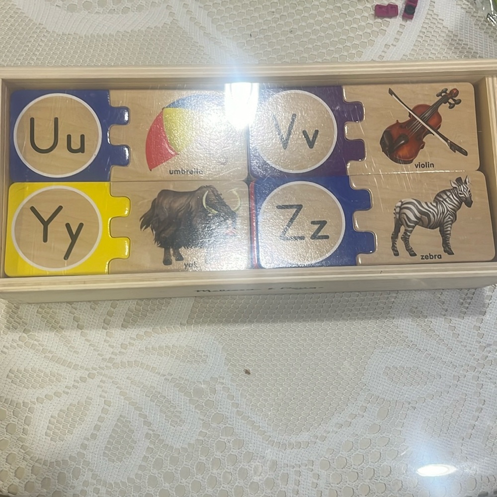 Melissa and Doug self correcting A-Z Letter Puzzles